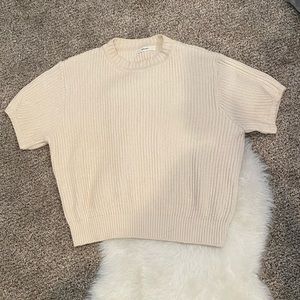 short sleeve sweater